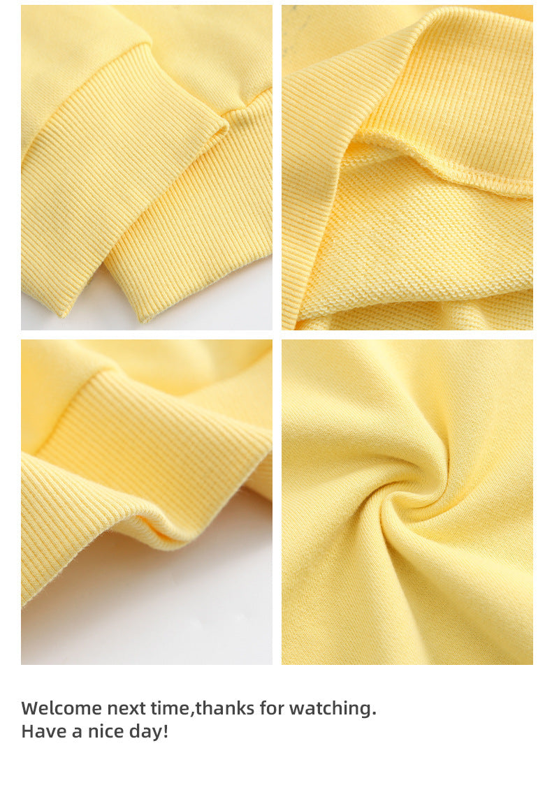 Couple Bf Wind Bear Love Hooded Loose Sweater Men Autumn