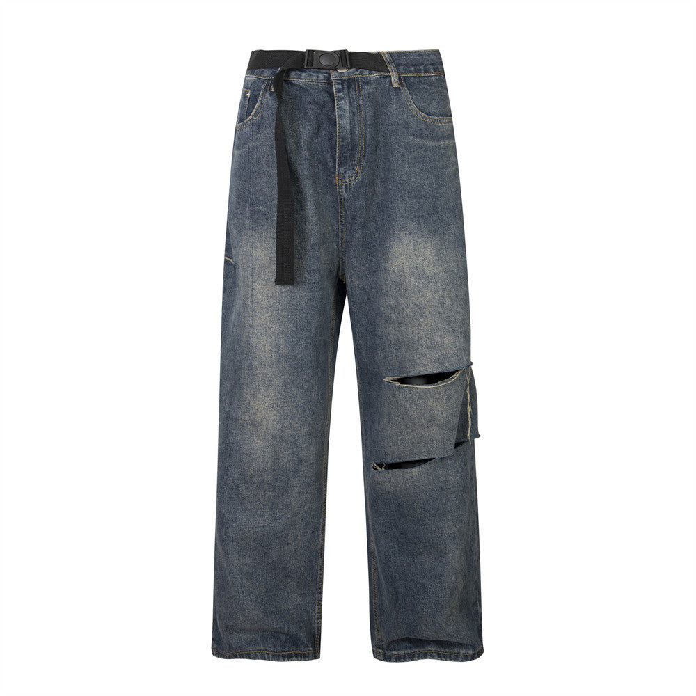 Fashion Holes Jeans For Men And Women