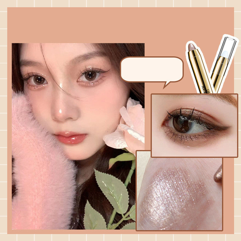 Highlighting Eyeshadow Stick With Pearlescent Fine Glitter Finishing