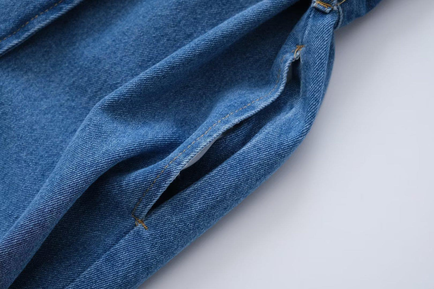 Fashion Double Breasted Belt Trench Coat