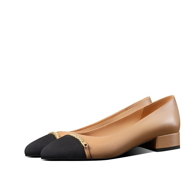 Scarpe in pelle con suola morbida