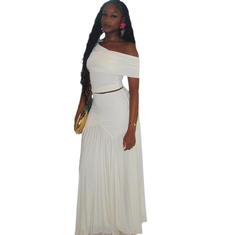 Clothing Skirts Suit Sleeveless Off-shoulder