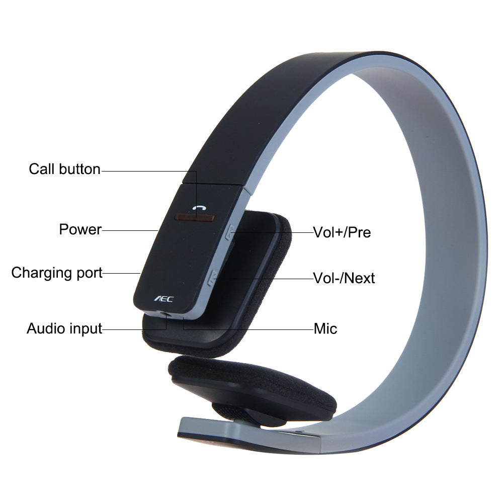 Modisches und einfaches Bluetooth-Headset zur Kopfmontage