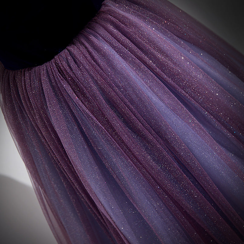 French Style Light Evening Dress Female Banquet Gradient Princess Dress