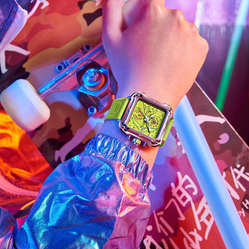 Stylish And Versatile Quartz Waterproof Tape Watch