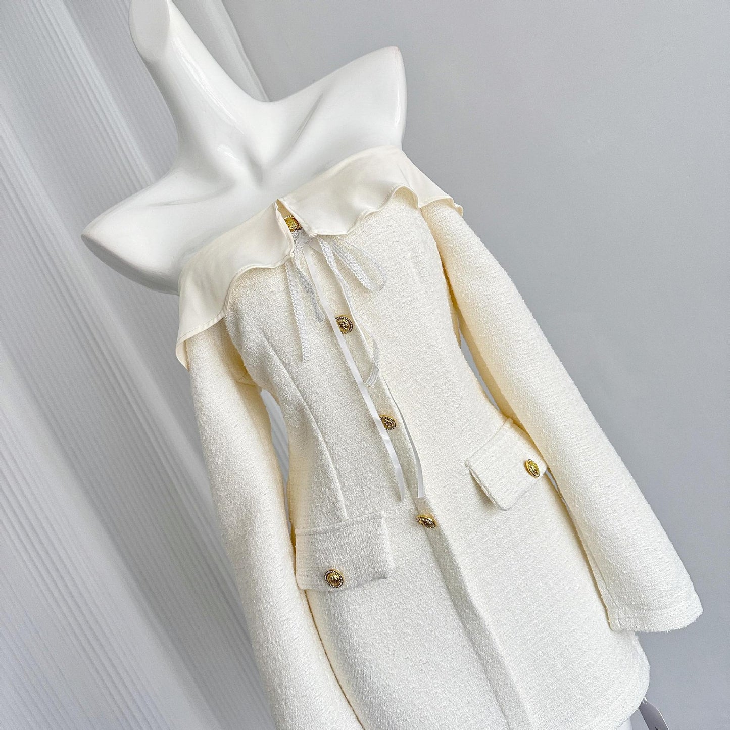 Waist-controlled Long Sleeves Dress Women