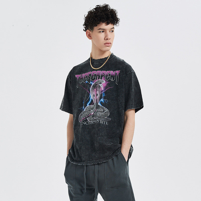 Old Printed Cobra Short Sleeved T-Shirt