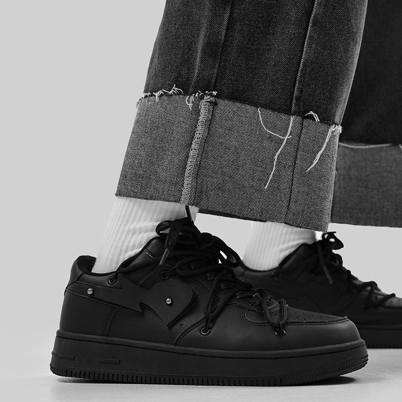 Scarpe casual retrò in pelle per minoranze