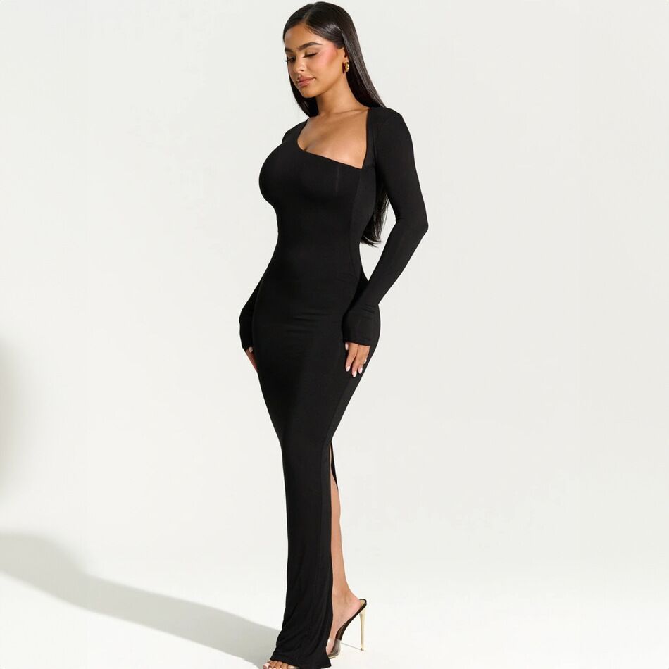 Long sleeved Slim fit Dress