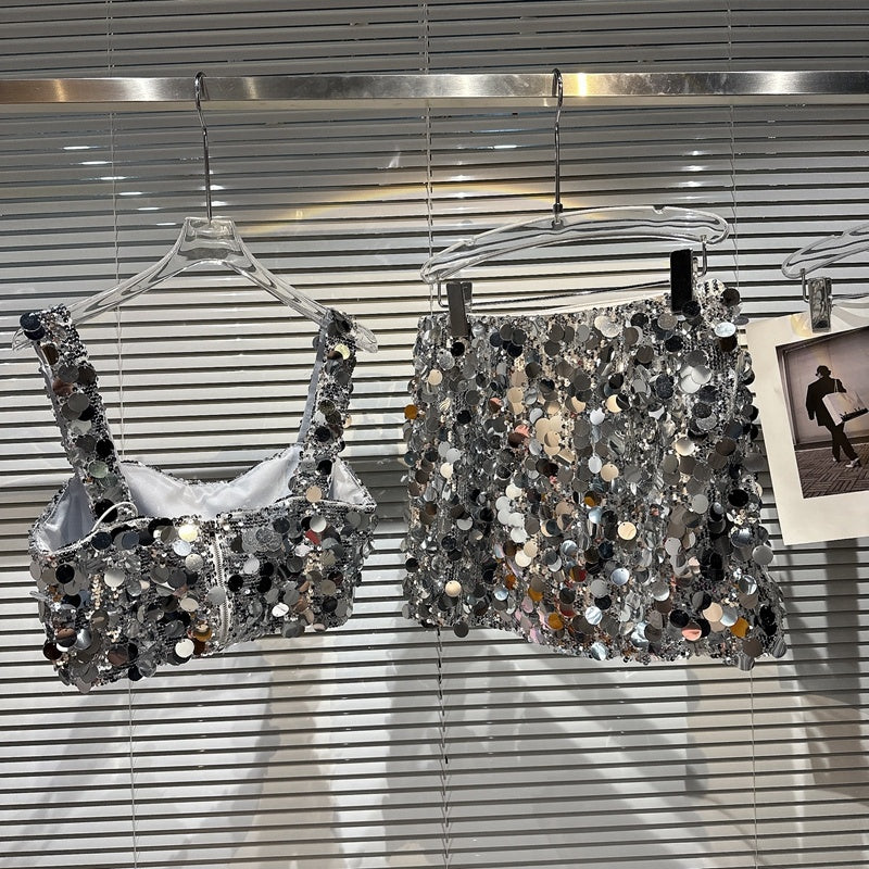 Vest Hot Girl Hip Skirt Suit