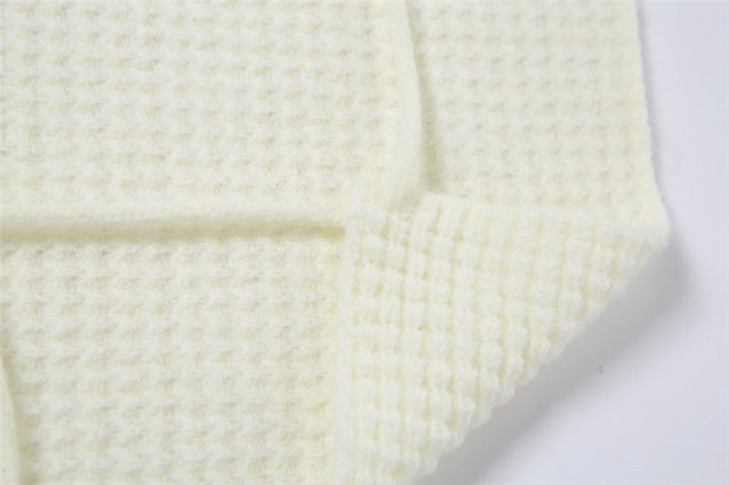 Women's High Waist Bag Hip Knitted Skirt Suit