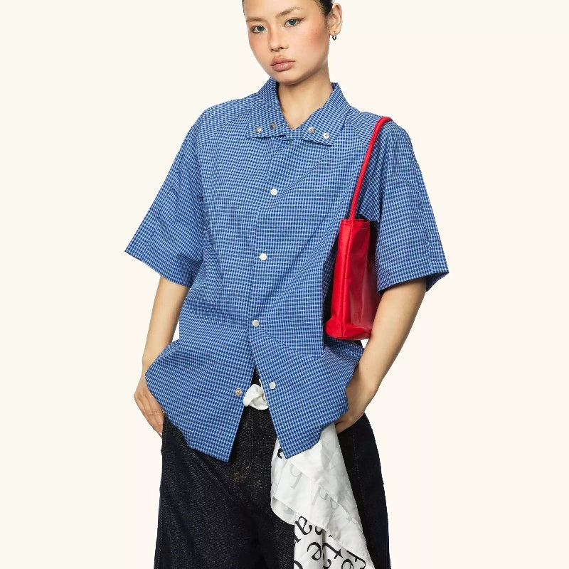 Summer American Retro High-grade Top Loose Casual Shirt