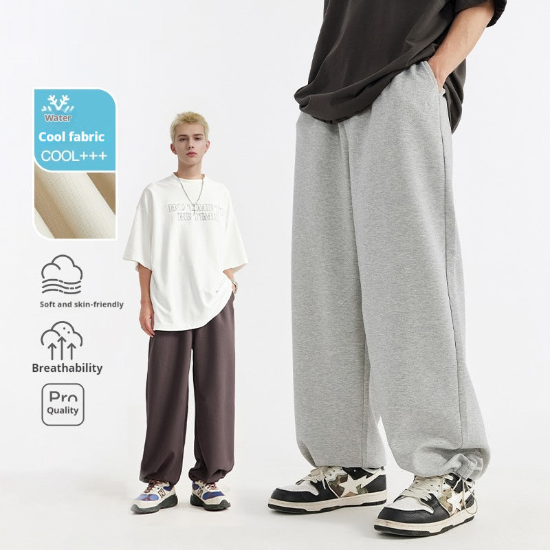 Wide-leg Sweatpants Loose Casual