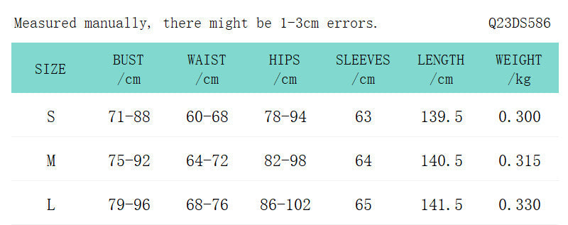 Square Collar Long Sleeve High Waist Sheath Dress Ladies