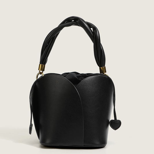 Sac à main tendance en cuir véritable pour femme, fourre-tout à bandoulière, sac à main de luxe à motif floral