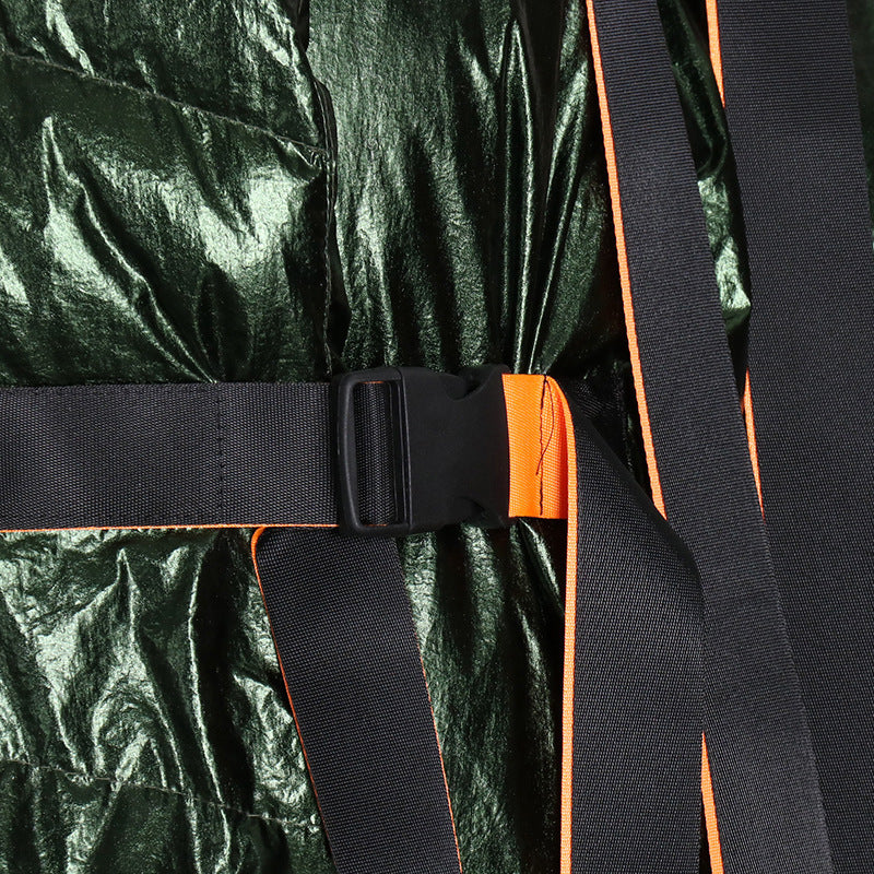 Thick Warm Down Cotton-padded Coat Irregular Design