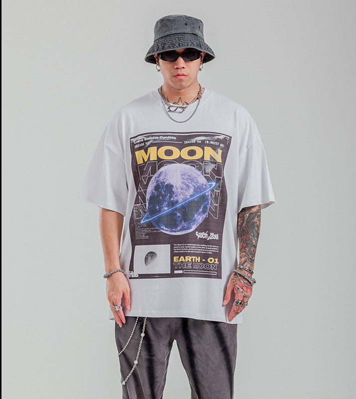 Short Sleeve T-Shirt Men's Simple Planet