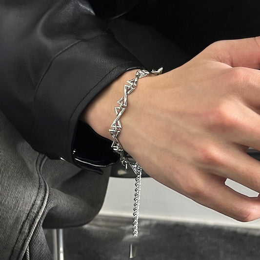 Bracelet Homme Lettre Épines All-match High Sense