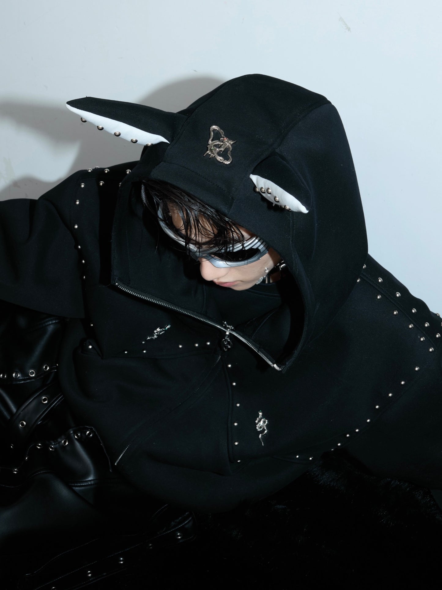 Spring Stitching Casual Hooded Sweater