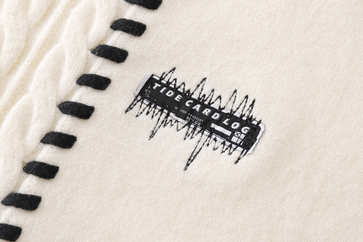 Men And Women Couple Crew Neck Casual Sweater