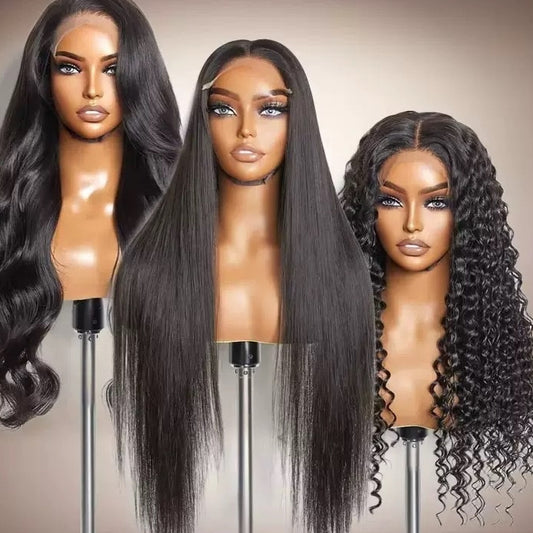 Perruques synthétiques à lace frontale pour femmes européennes et américaines