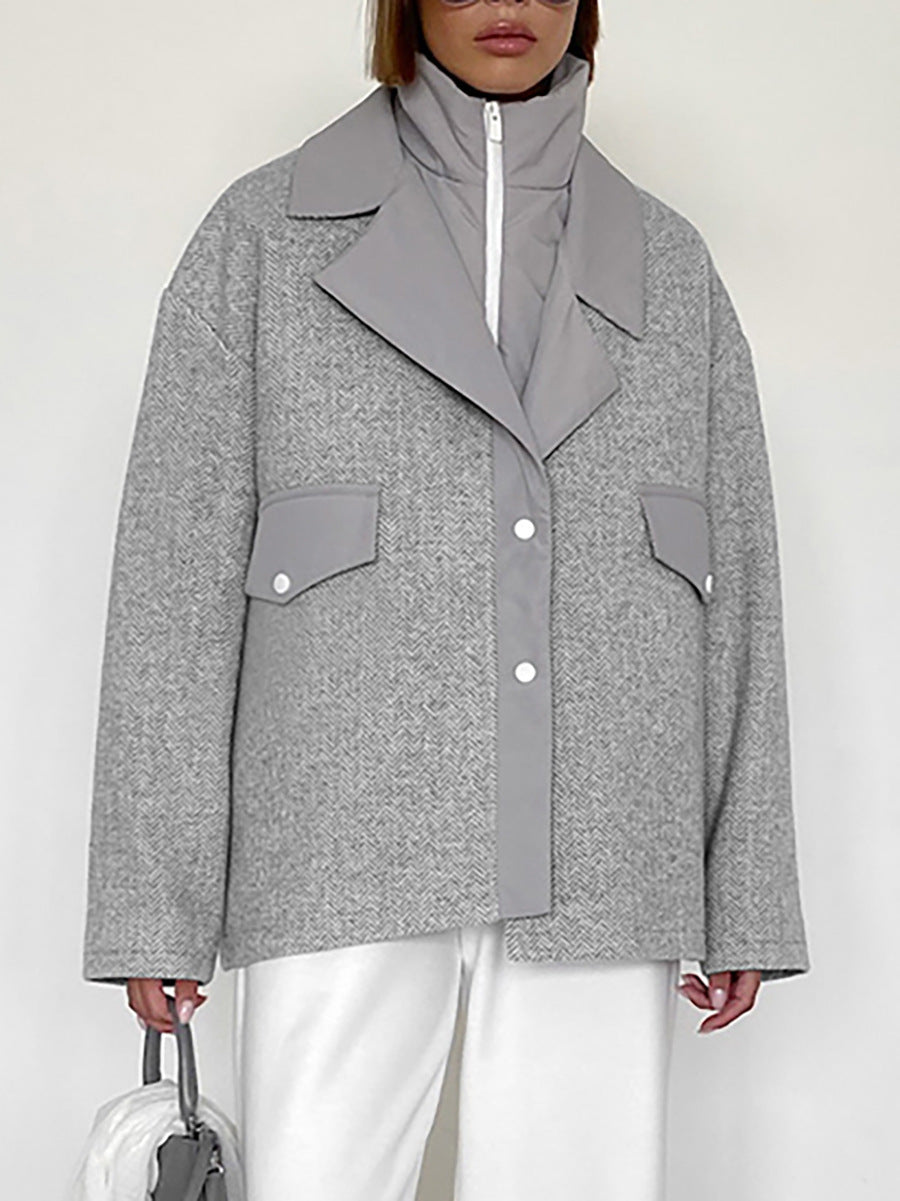 Fashion Fashionable Outerwear Woolen Coat