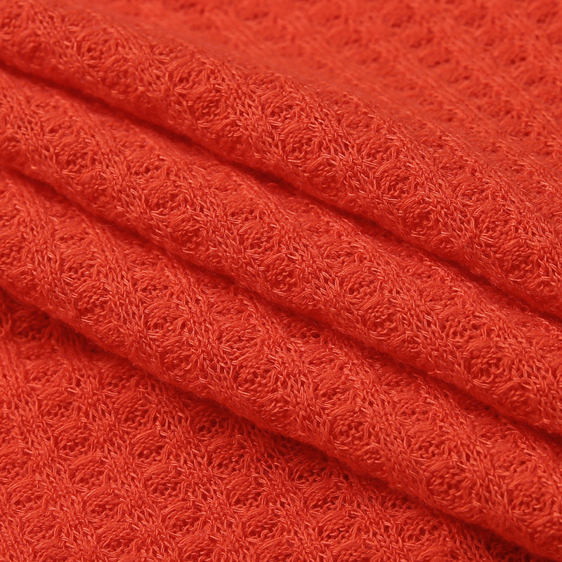 Long Sleeve V-neck Drawstring Skirt Suit Sexy Slim Fit