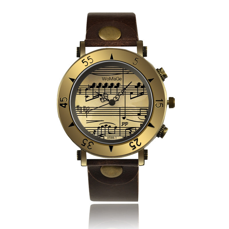 New Music Symbol Watch Fashion Novel Men's Watch