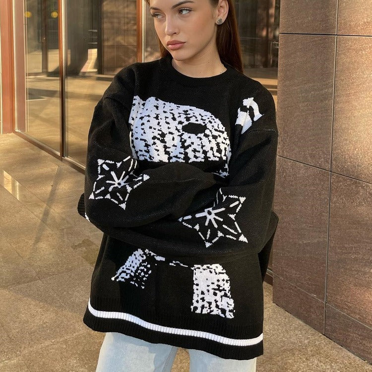 Casual Loose Round Neck Sweater