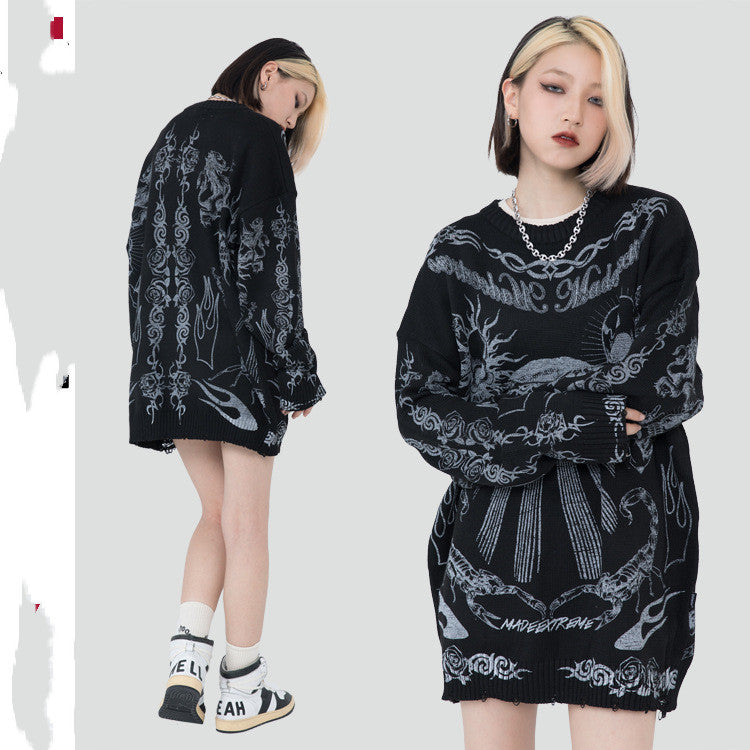 New Men's Sweaters Do Old Skull