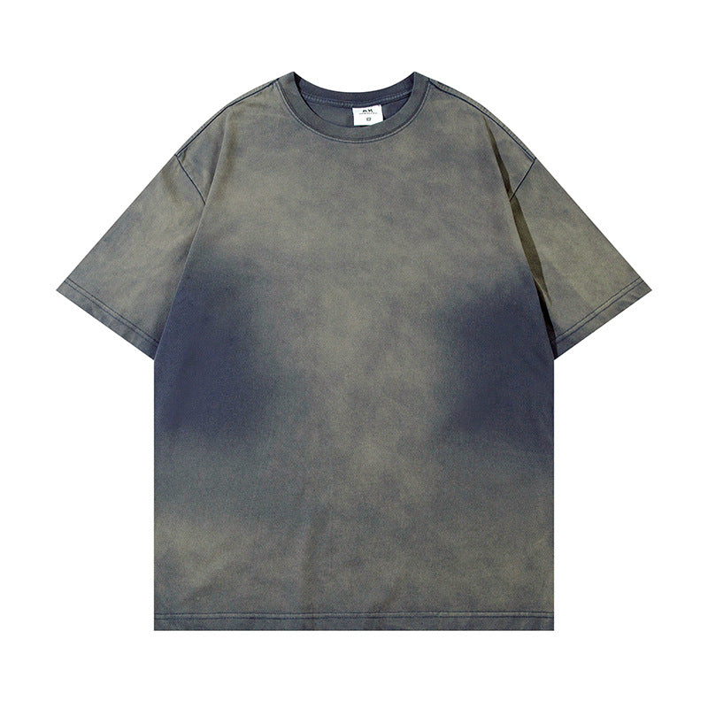 Monkey Wash Distressed Dirty Short Sleeve Men