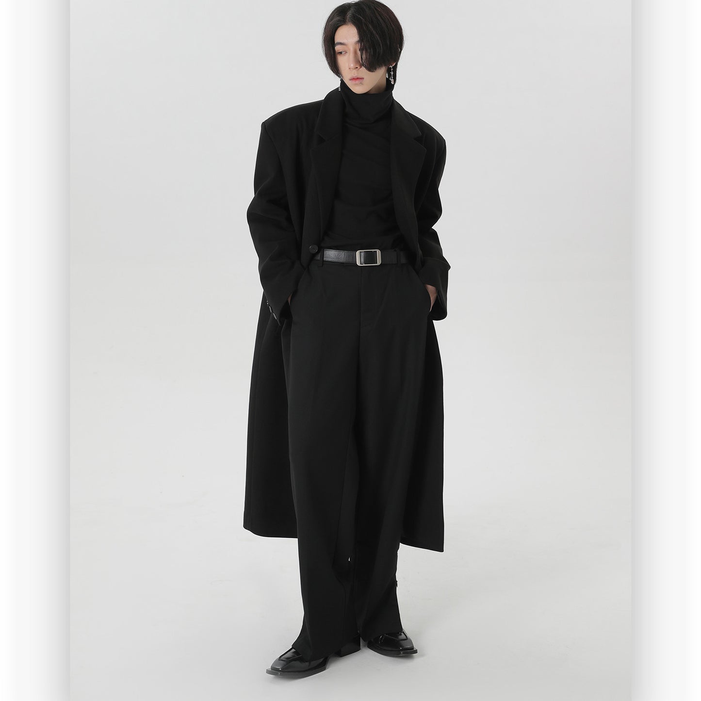 Style Long Woolen Coat Winter