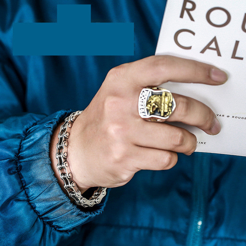 Braccialetto retrò semplice alla moda hip hop