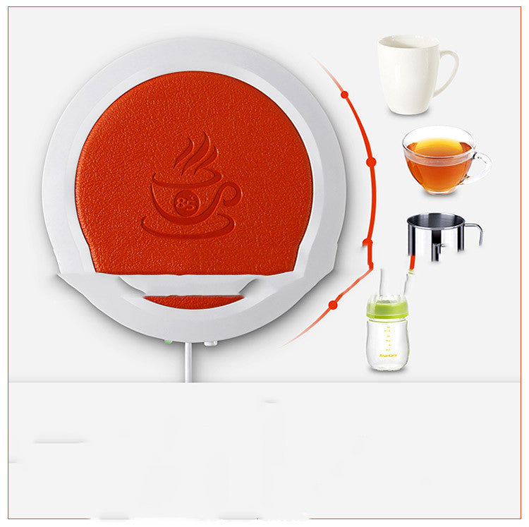 Tapis chauffant pour tasse alimenté par USB, pour café, thé, boisson, tasse chauffante, cadeau créatif du nouvel an