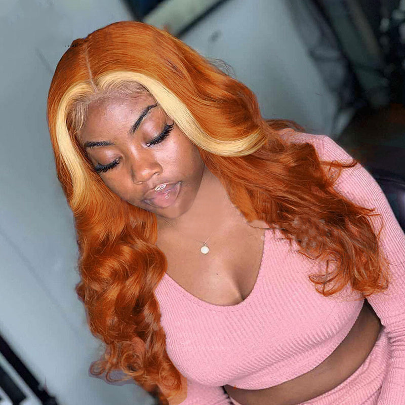 Body Wave Lace Front Wig 613 Blonde Colored