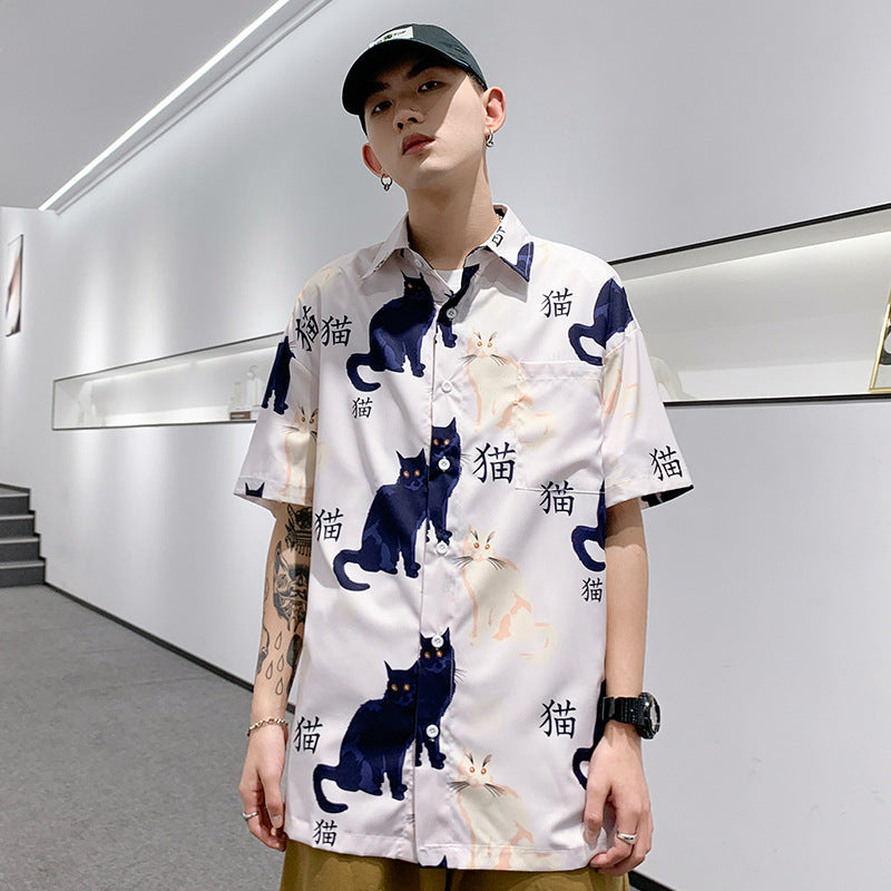 Men's Thin Fashion Casual Short Sleeve Shirt