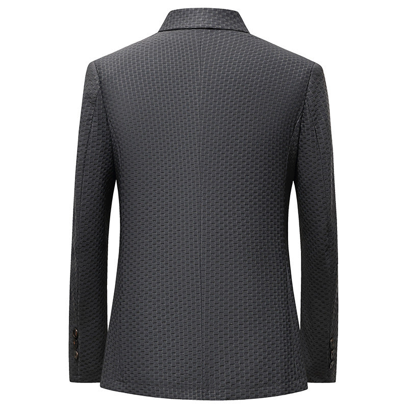 Brocade Ammonia Fabric Plaid Jacquard Suit