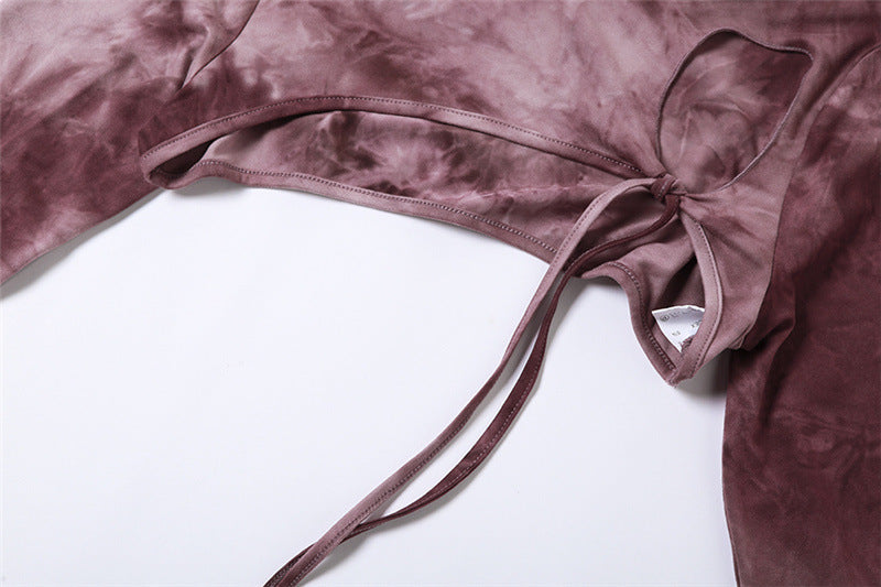 Ensemble jupe à lacets pour femmes