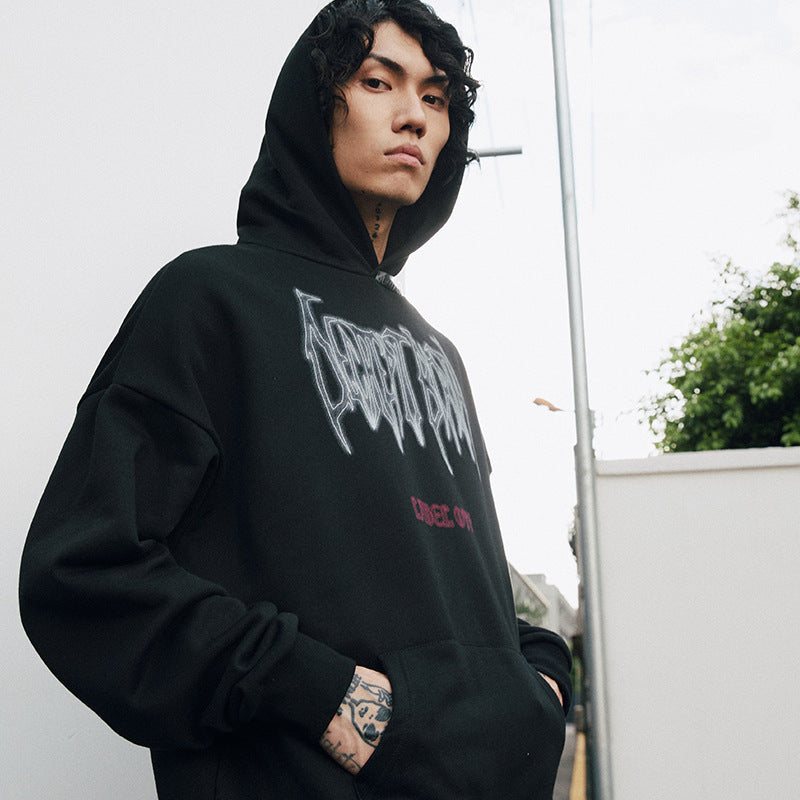 Street Hip-hop Hoodie Personality Loose Hooded Sweater