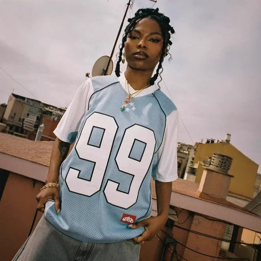 Street Digital Printing Loose-fitting Casual T-shirt