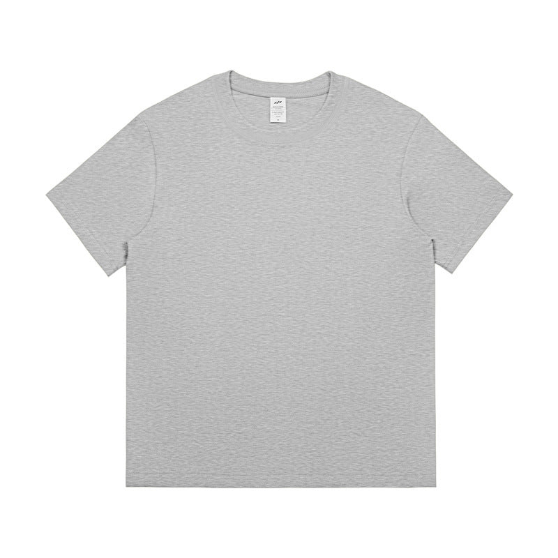 T-shirt ample à manches mi-longues de couleur unie