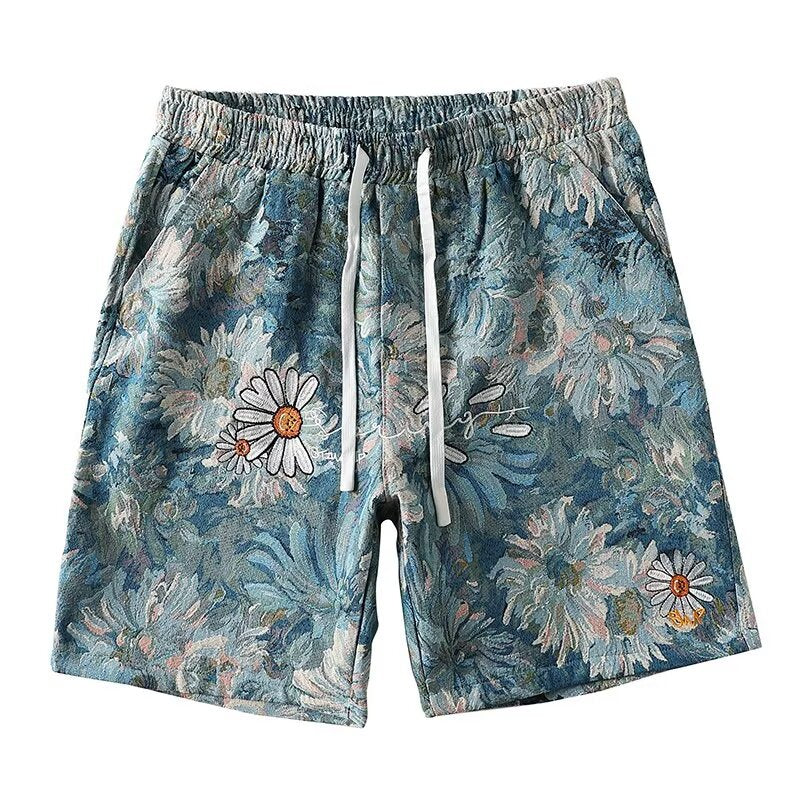 American Retro Shorts Men's Summe Ins Beach Pants