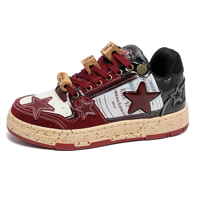 Star Pattern Sneakers - Design Sports