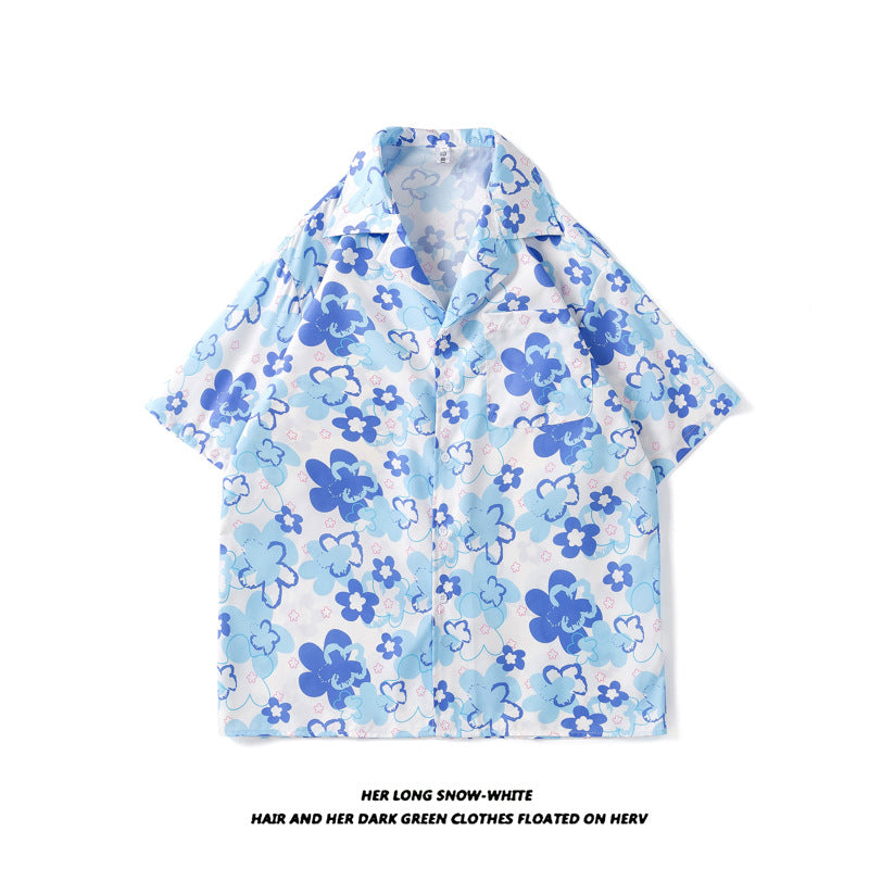 Summer New Half Sleeve Men's Versatile Shirt