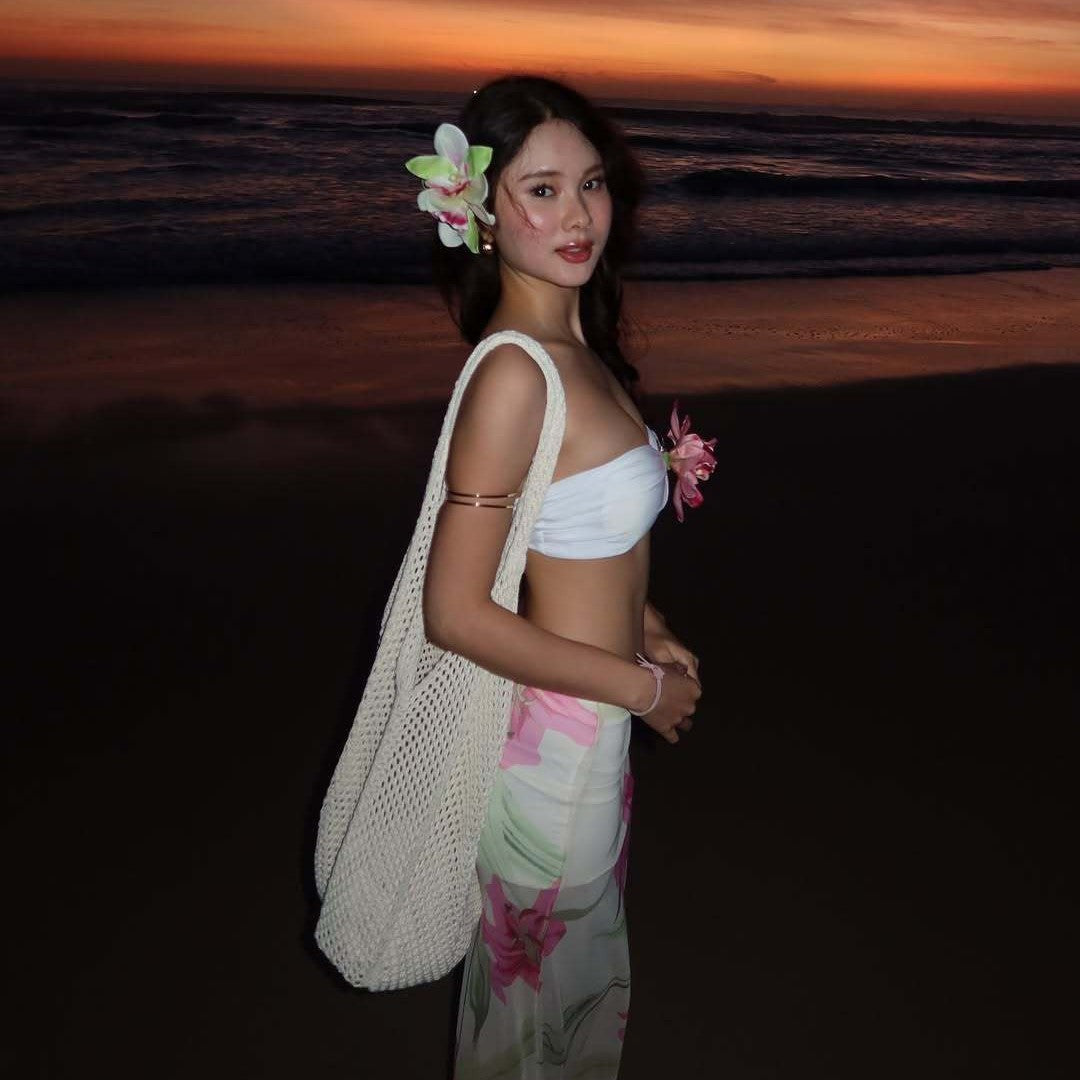 New Fashion Printed Tube Top Hip Skirt Women's Suit