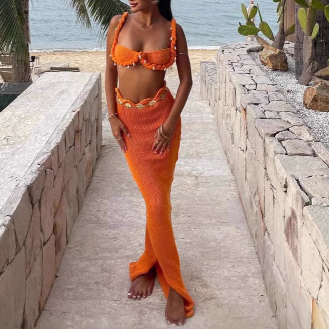 Jupe de plage creuse Shell Twist Holiday Suit