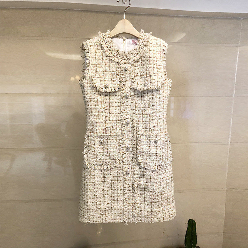 Robe Kafuu au tempérament rétro, coupe ajustée