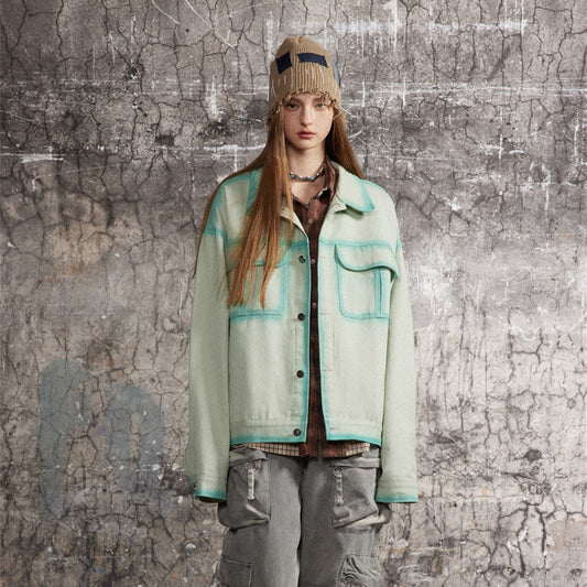 Hand-painted Outline Coat