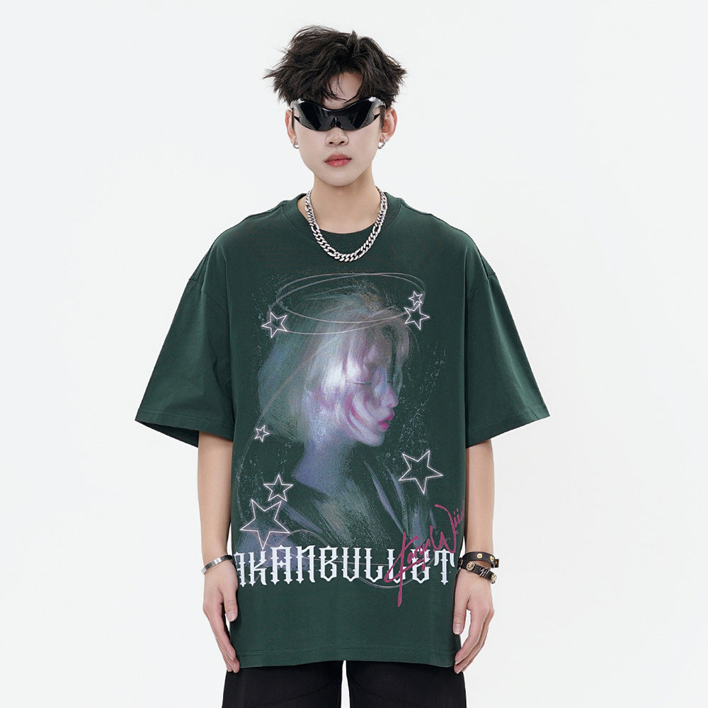 Personalized Printed Short Sleeve Men And Women