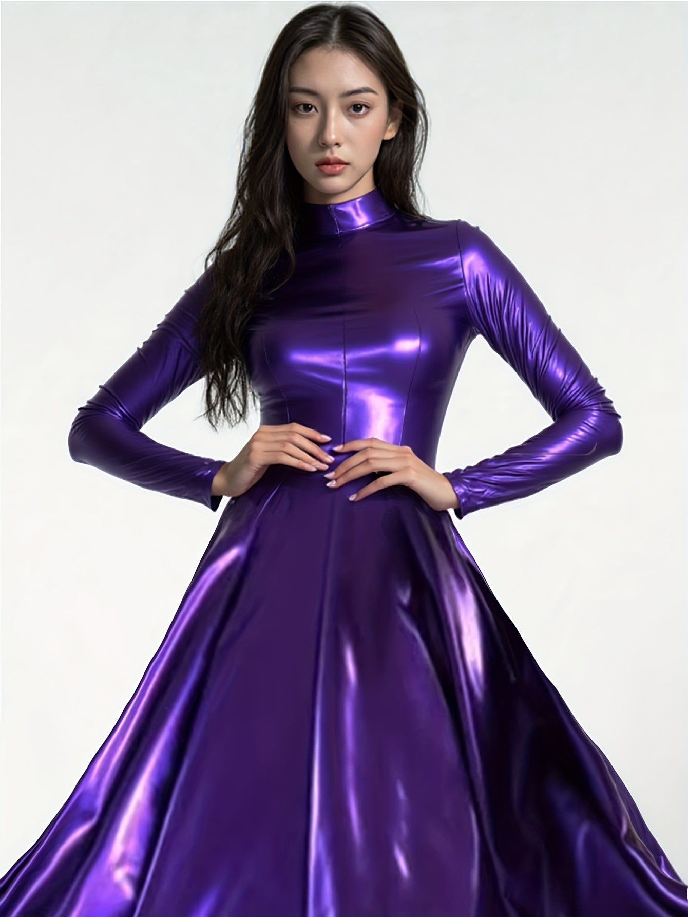 Elegant Long-sleeve Dress For Women